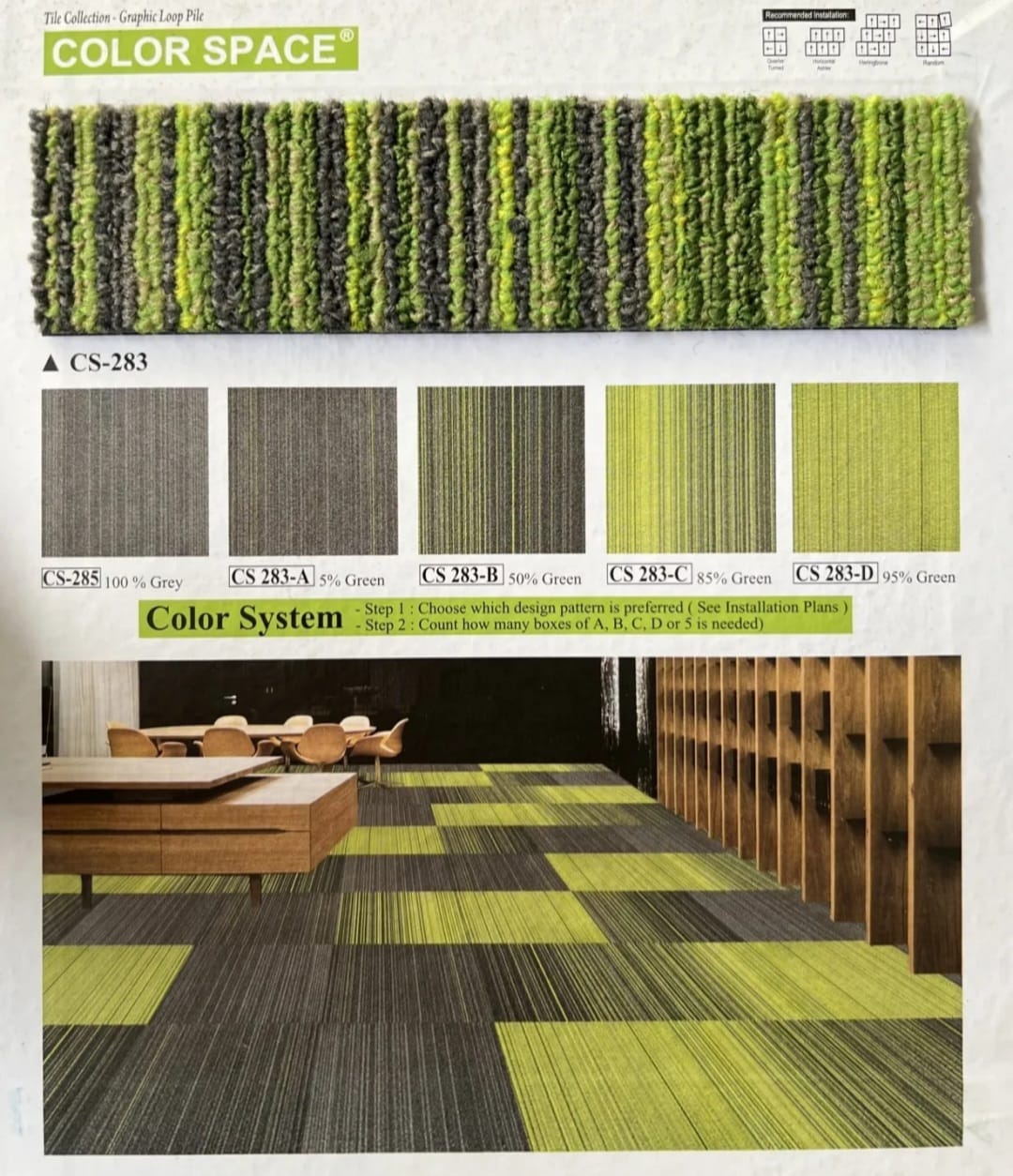 KARPET TILE COLOR SPACE