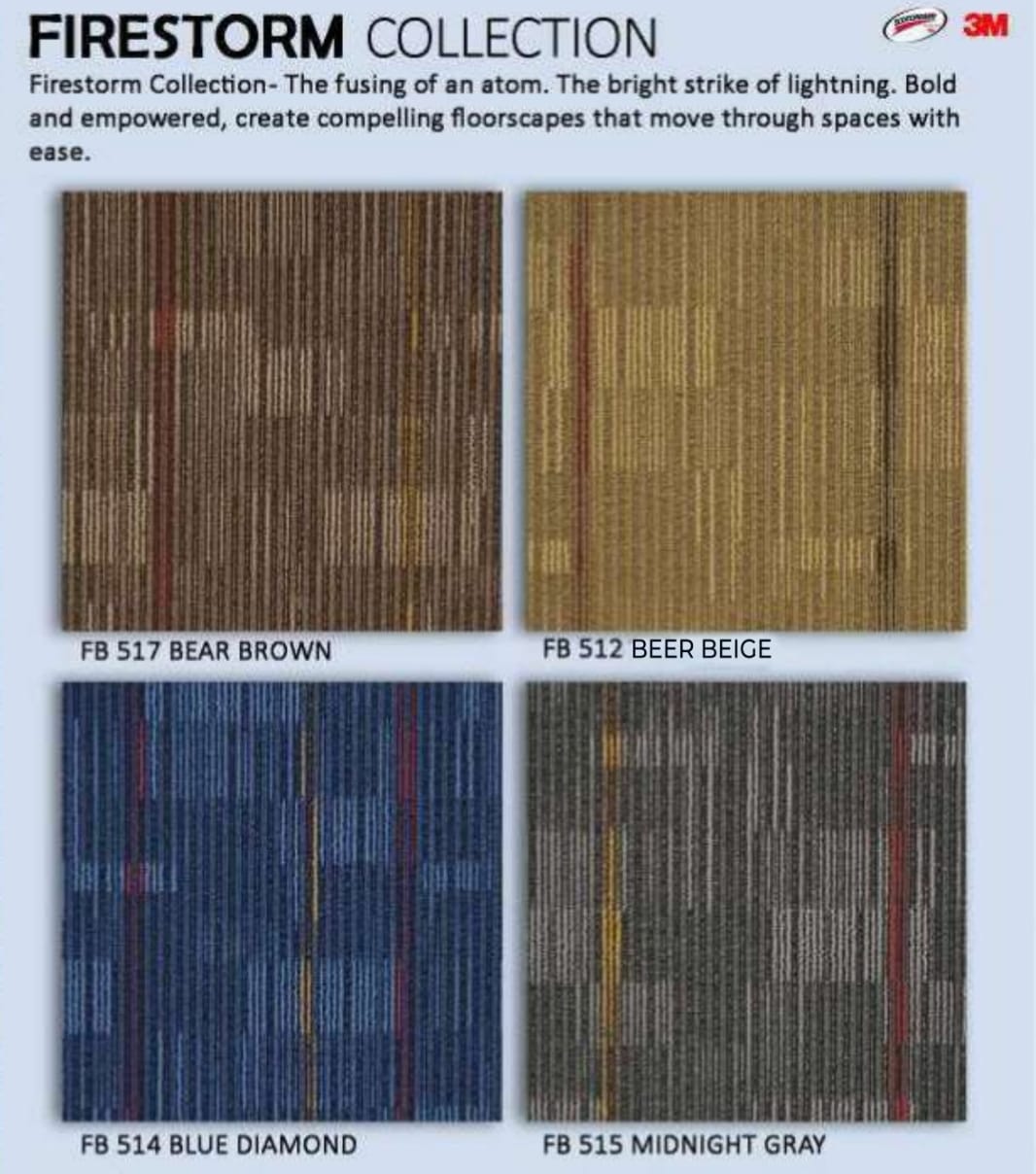KARPET TILE FIRESTORM