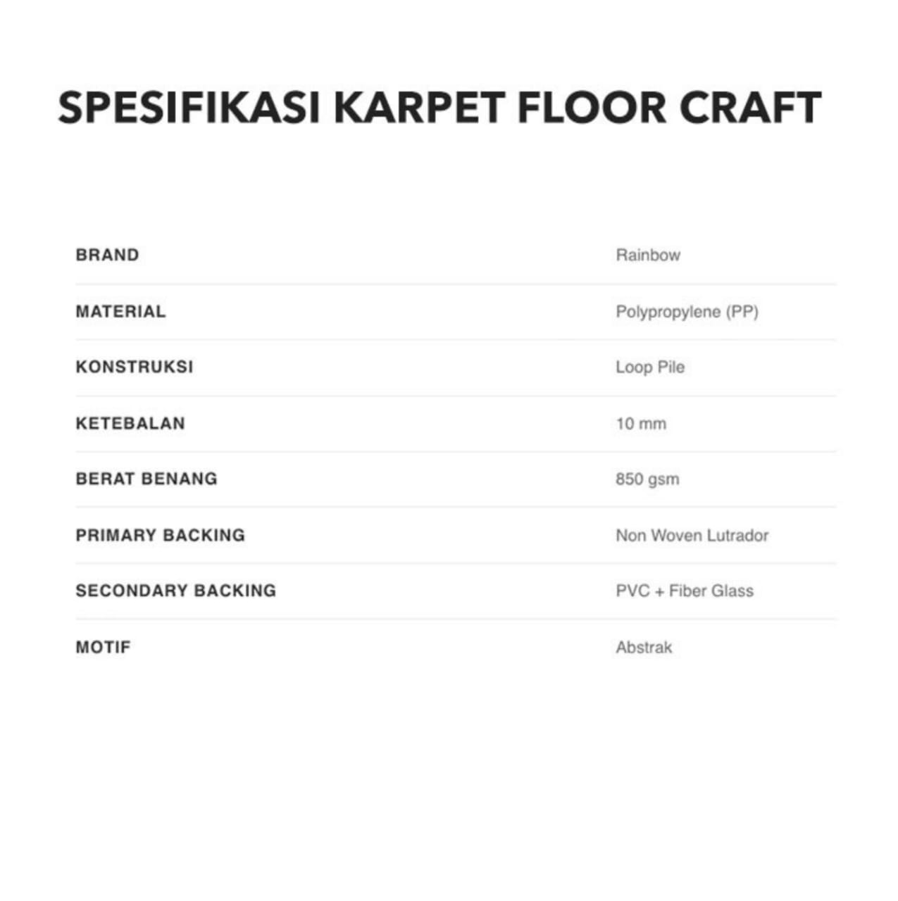 KARPET TILE FLOOR CRAFT