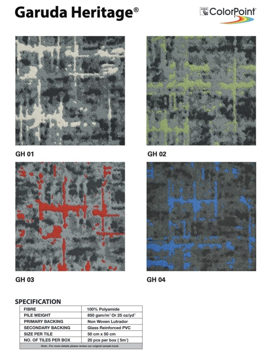 KARPET TILE GARUDA HERITAGE