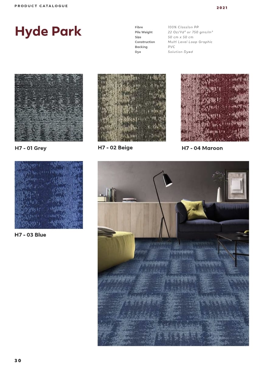 KARPET TILE HYDE PARK