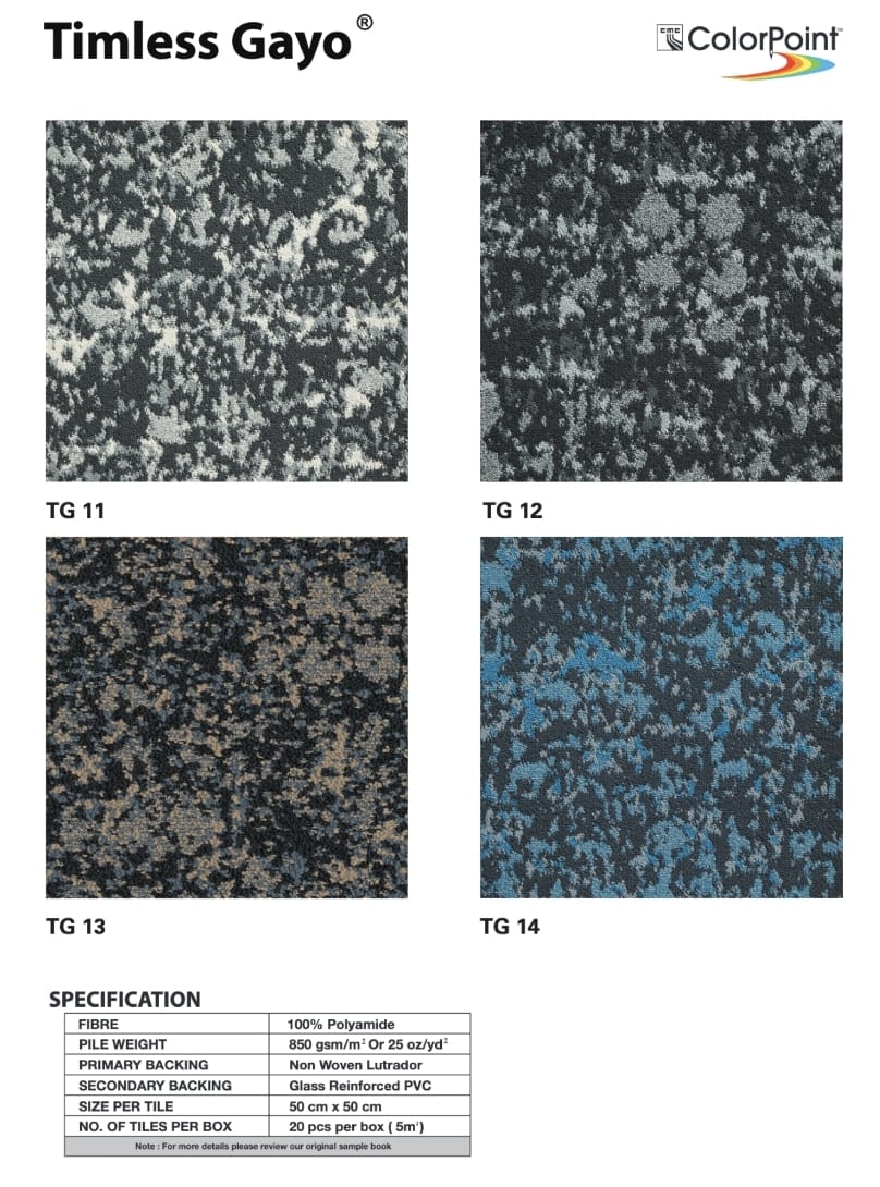 KARPET TILE TIMELESS GAYO