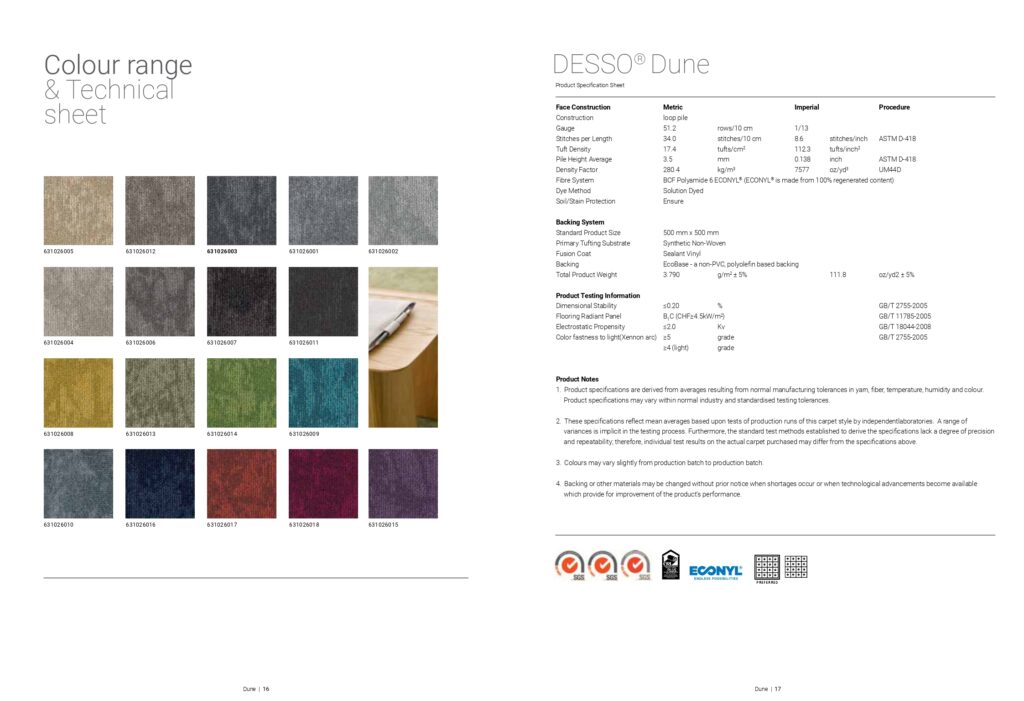 KARPET TARKET DESSO DUNE